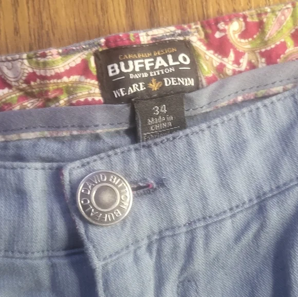 Buffalo David Bitton We Are Denim Cargo Shorts Men’s 34 Utility Streetwear A52 - Picture 4 of 7